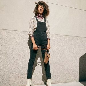 Madewell Skinny Overalls in Lunar Wash - EUC